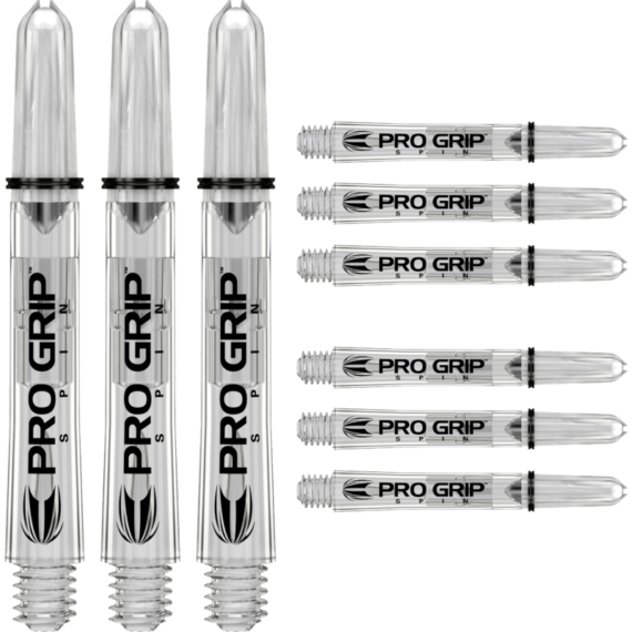 target pro grip spin shafts clear