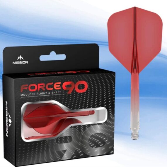 mission force 90 standard no6 gradient transparent red