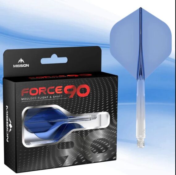 mission force 90 standard no2 gradient transparent blau