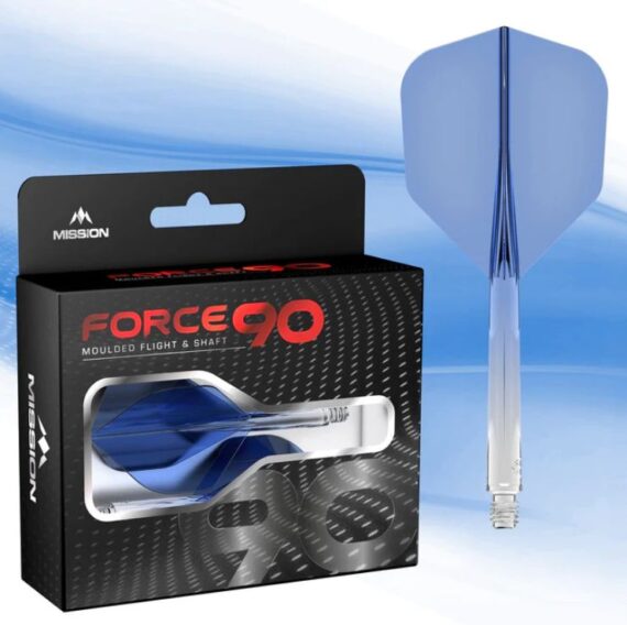 mission force 90 standard no2 gradient transparent blau